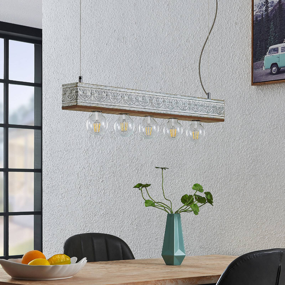Suspension en bois vintage, Mella