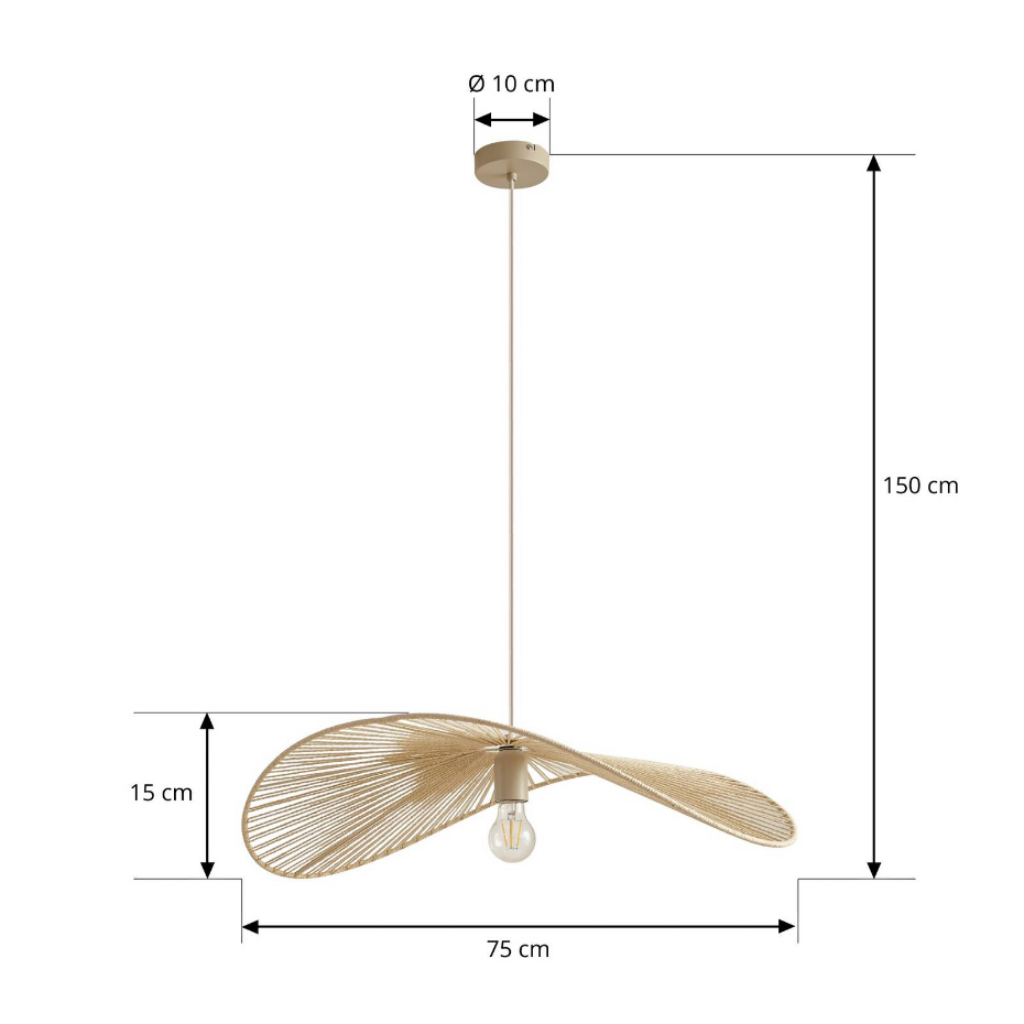 Suspension en papier moderne, Valdorin
