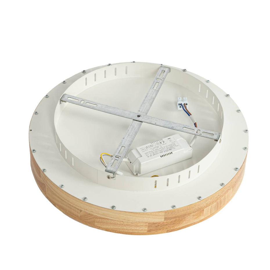 Plafonnier en bois moderneLED, Samvel