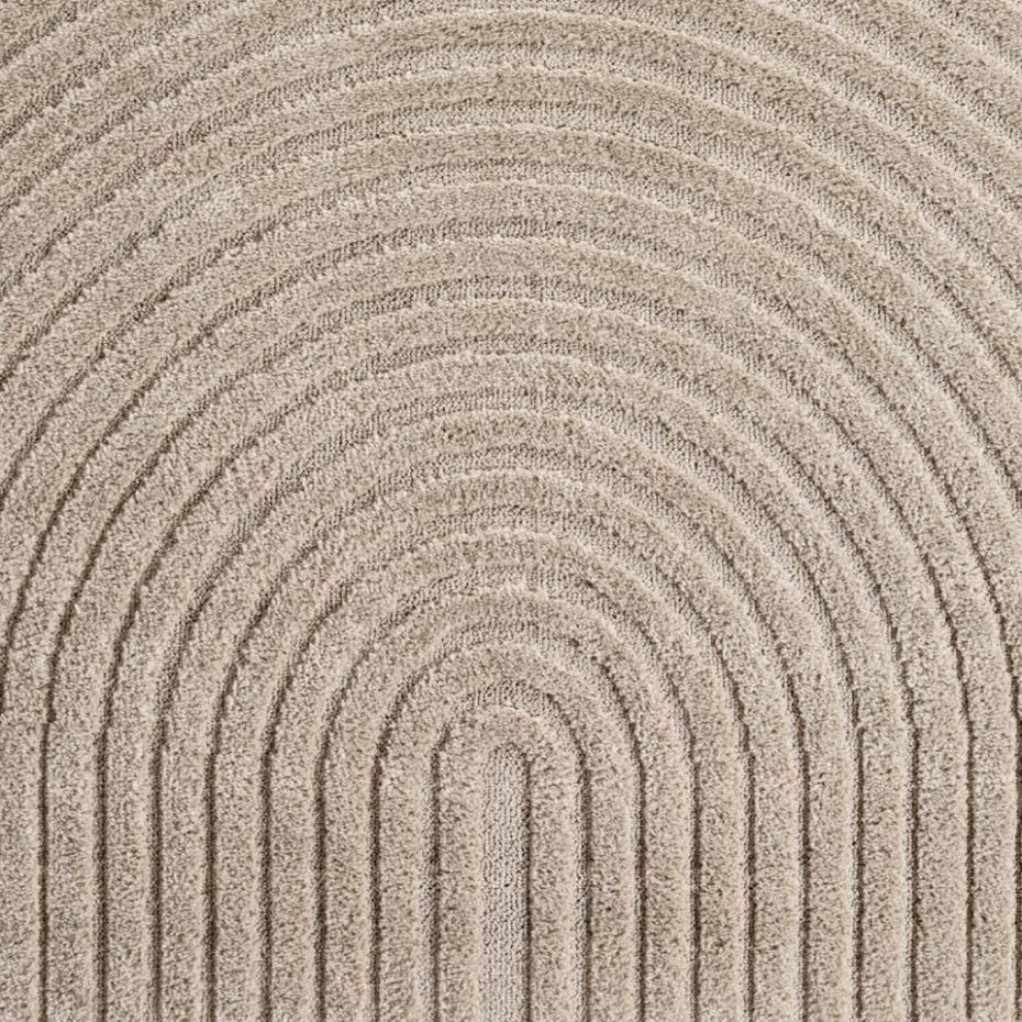 Tapis intérieur à relief motif demi arc TURIN