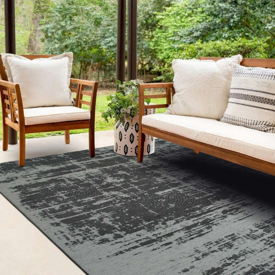 Tapis salon abstrait moderne TAPISSERIE