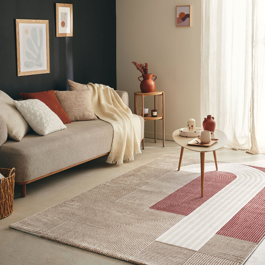 Tapis de salon motifs abstraits MEMPHIS