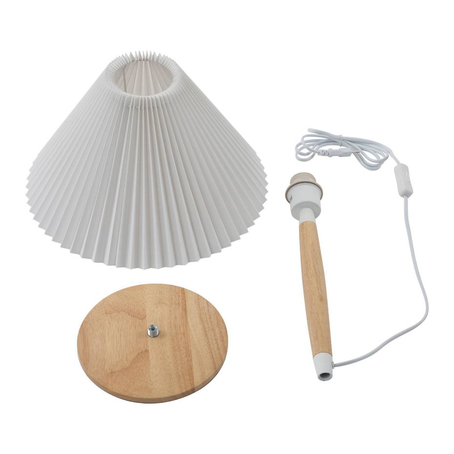 Lampe à poser en bois scandinave, Ellorin