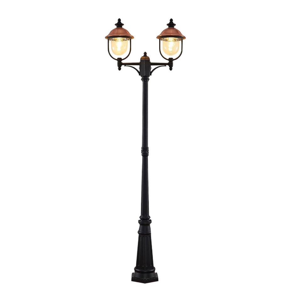 Lampadaire extérieur en aluminium vintage