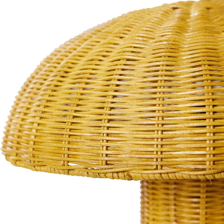 Lampe à poser rotin