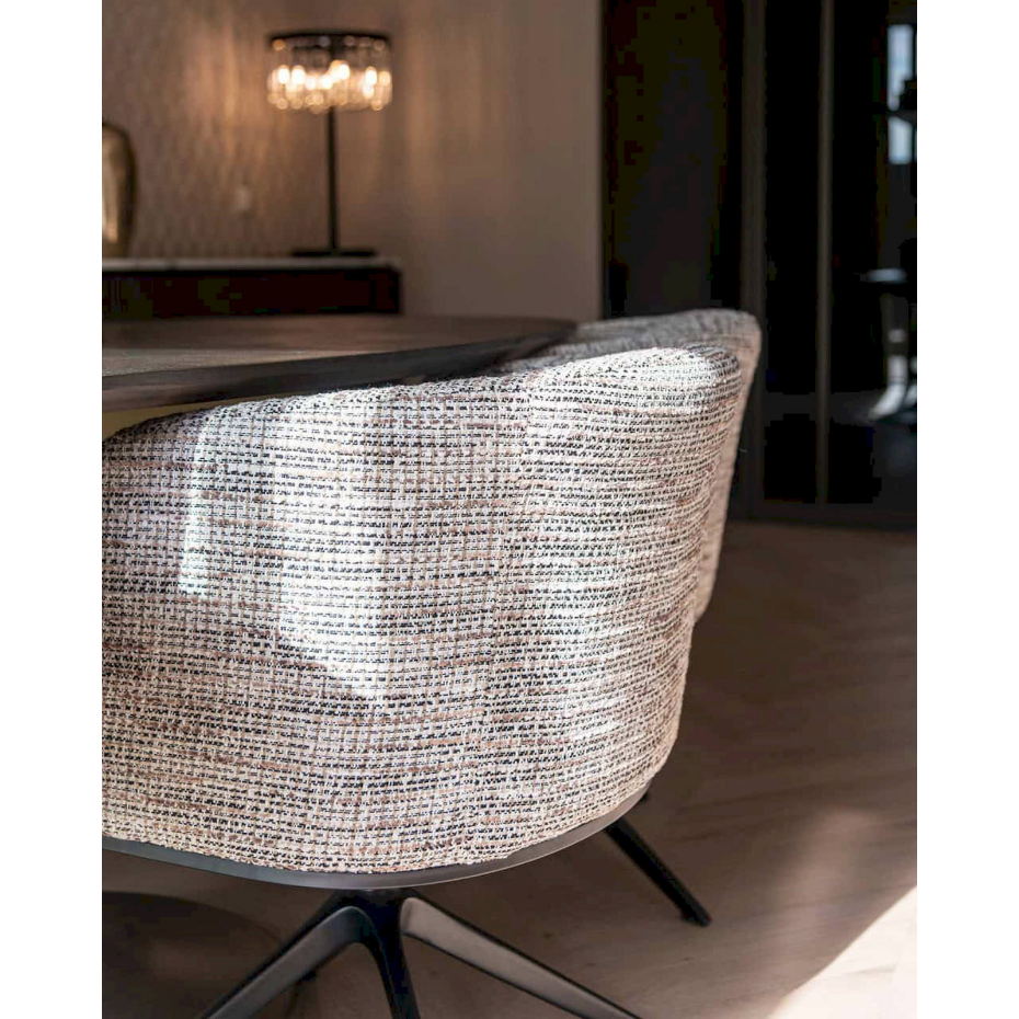 Lampe de table en fer et cristal Richmond Decoration