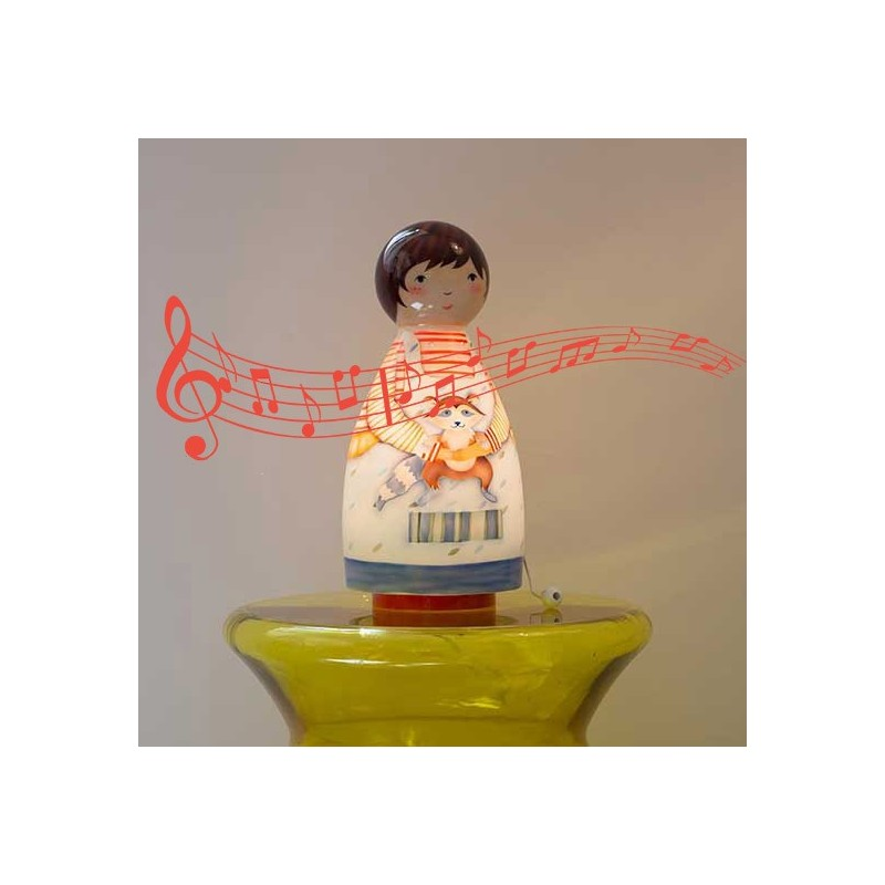 Lampe De Chevet Enfant Led Musicale Raton