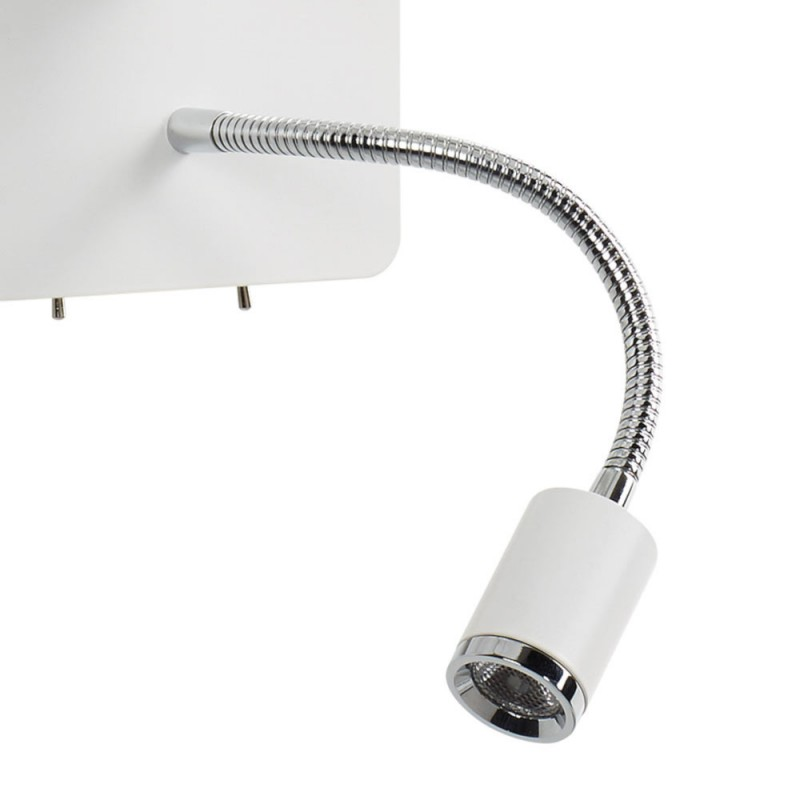 Applique Tete De Lit Flex Liseuse Blanc