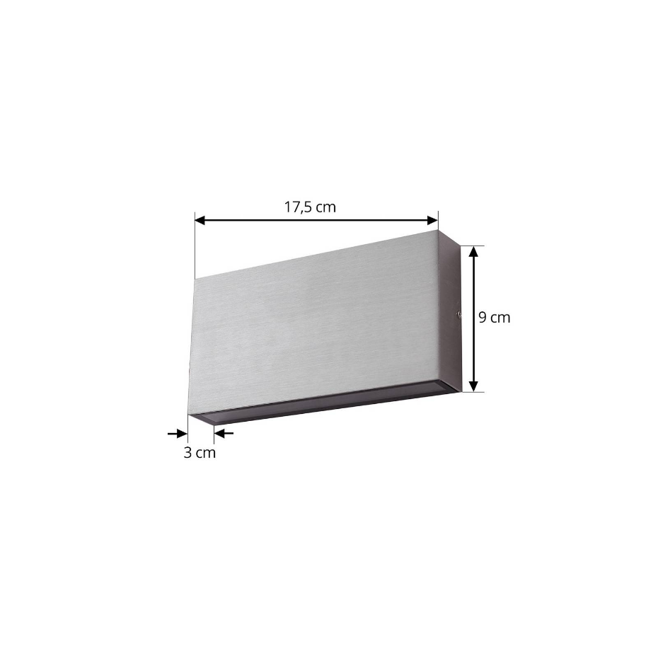 Applique extérieure en aluminium moderneLED