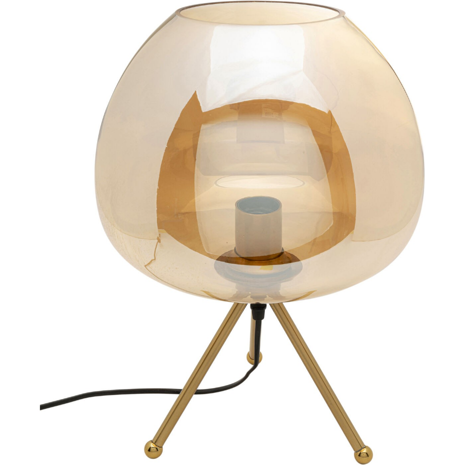 Lampe en verre et acier, SPHERE