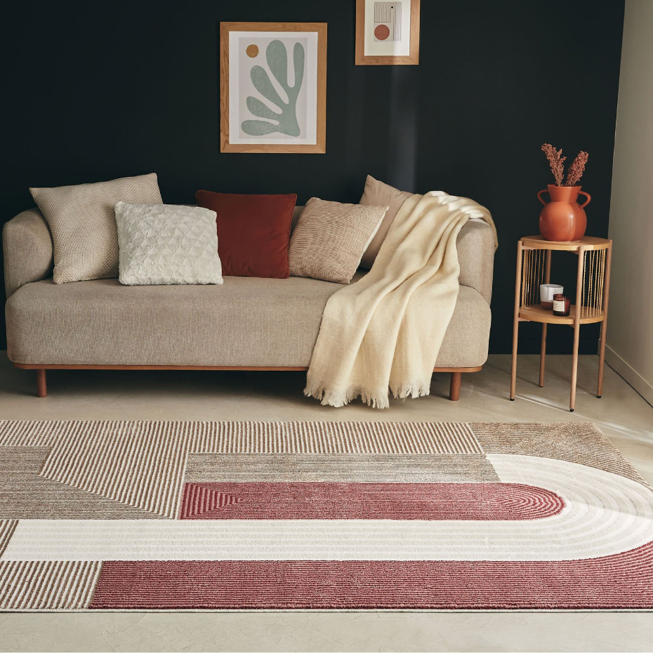 Tapis de salon motifs abstraits MEMPHIS