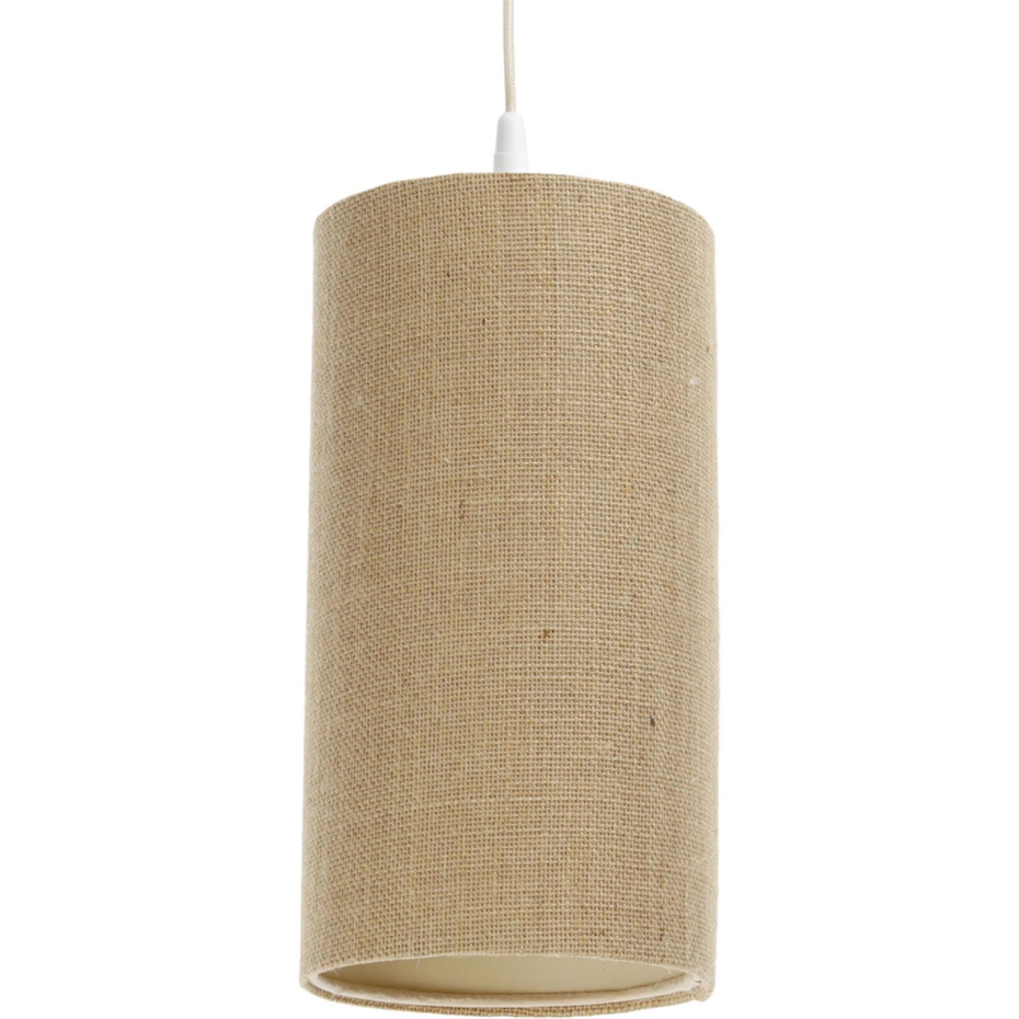 Suspension en lin rond Boho Elegant