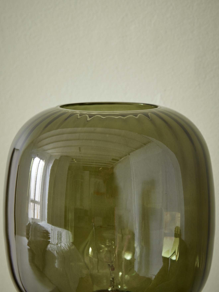 Lampe Louise en verre teinté