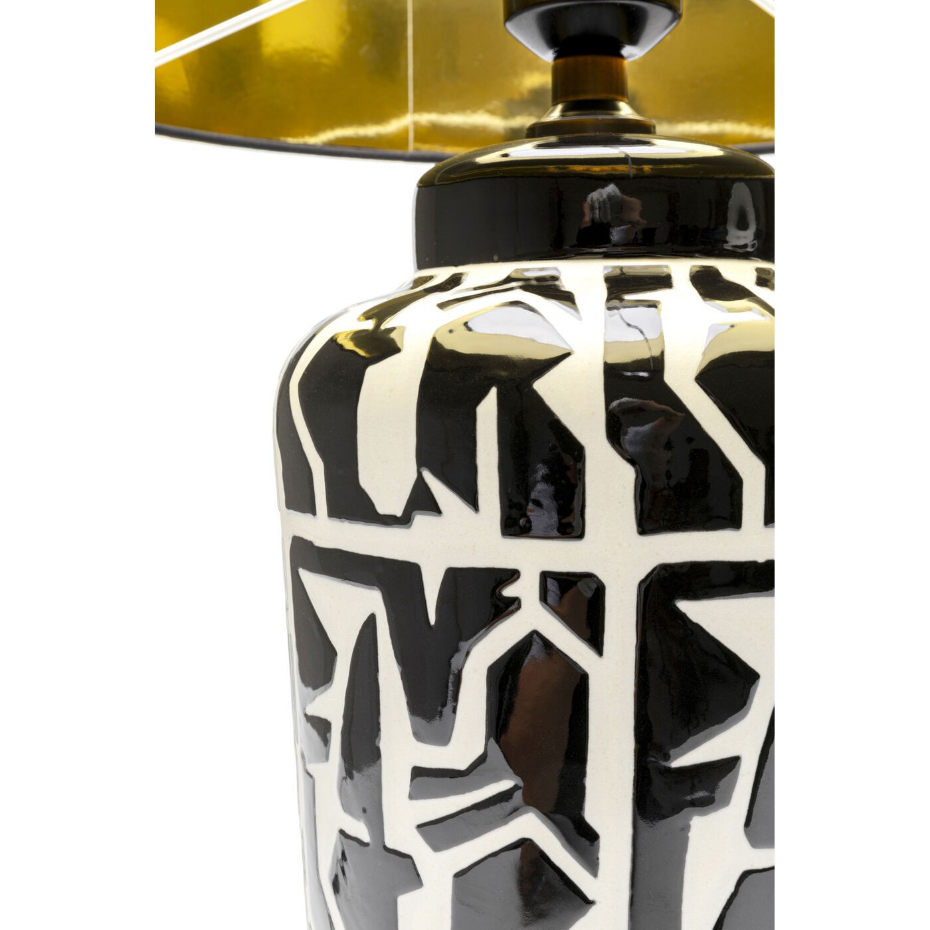 Lampe Artistico noire et blanche
