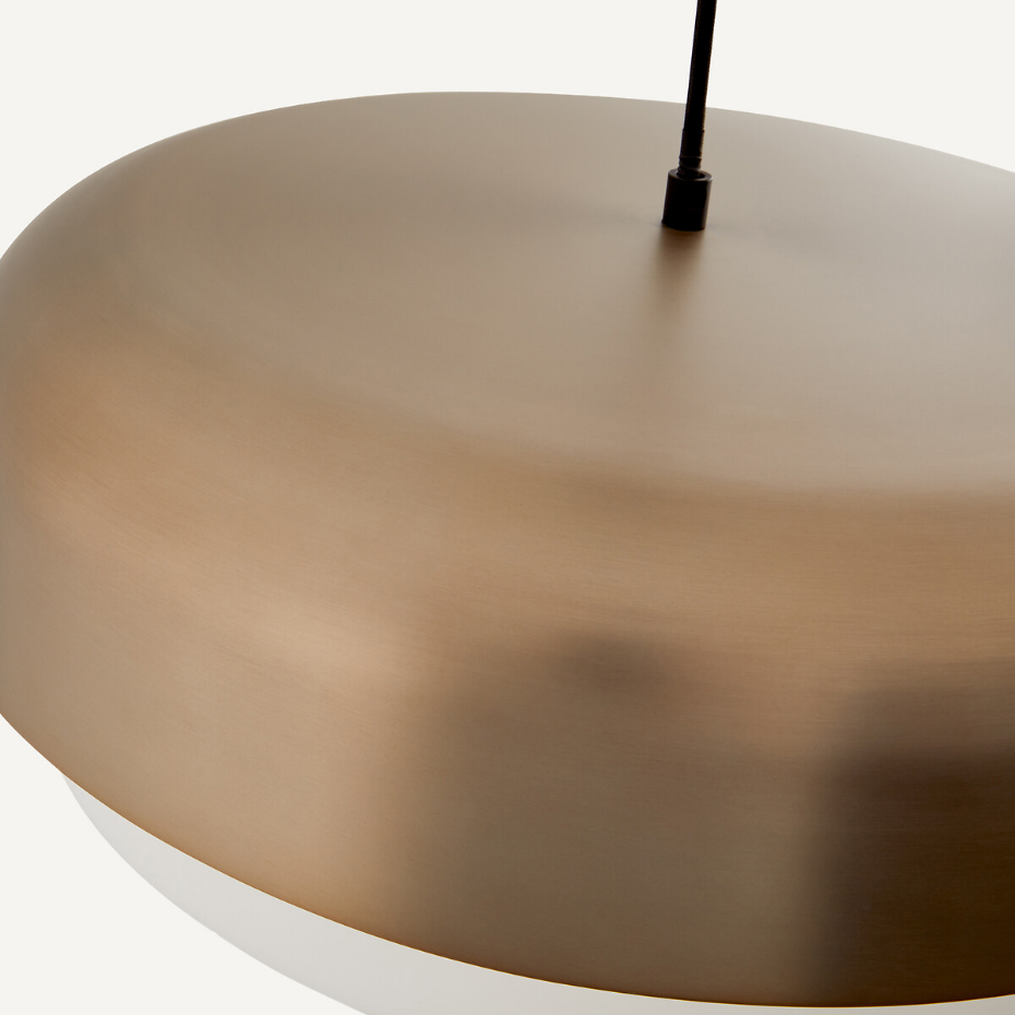 Suspension simple métal finition moka, Clepsos