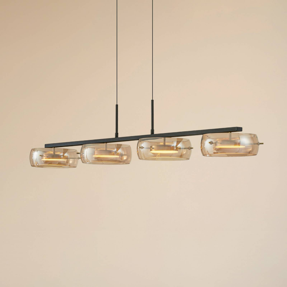 Suspension en verre moderneLED, Martis