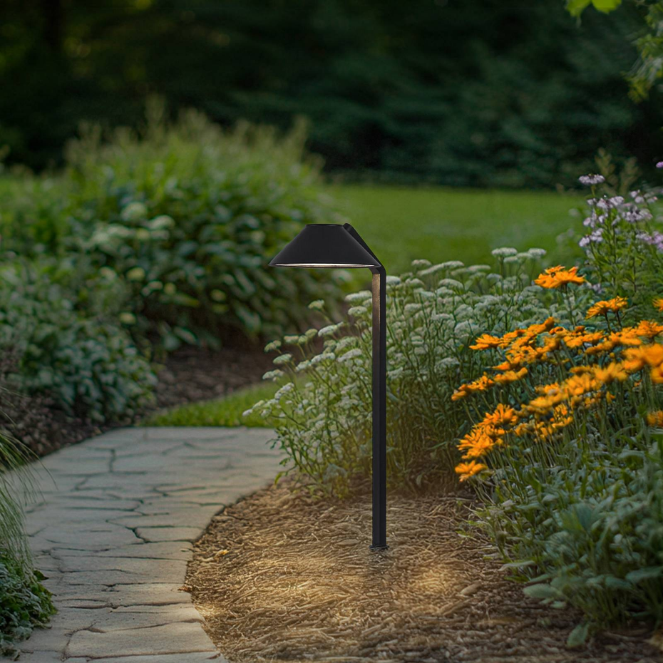 Lampe à planter en aluminium moderneLED