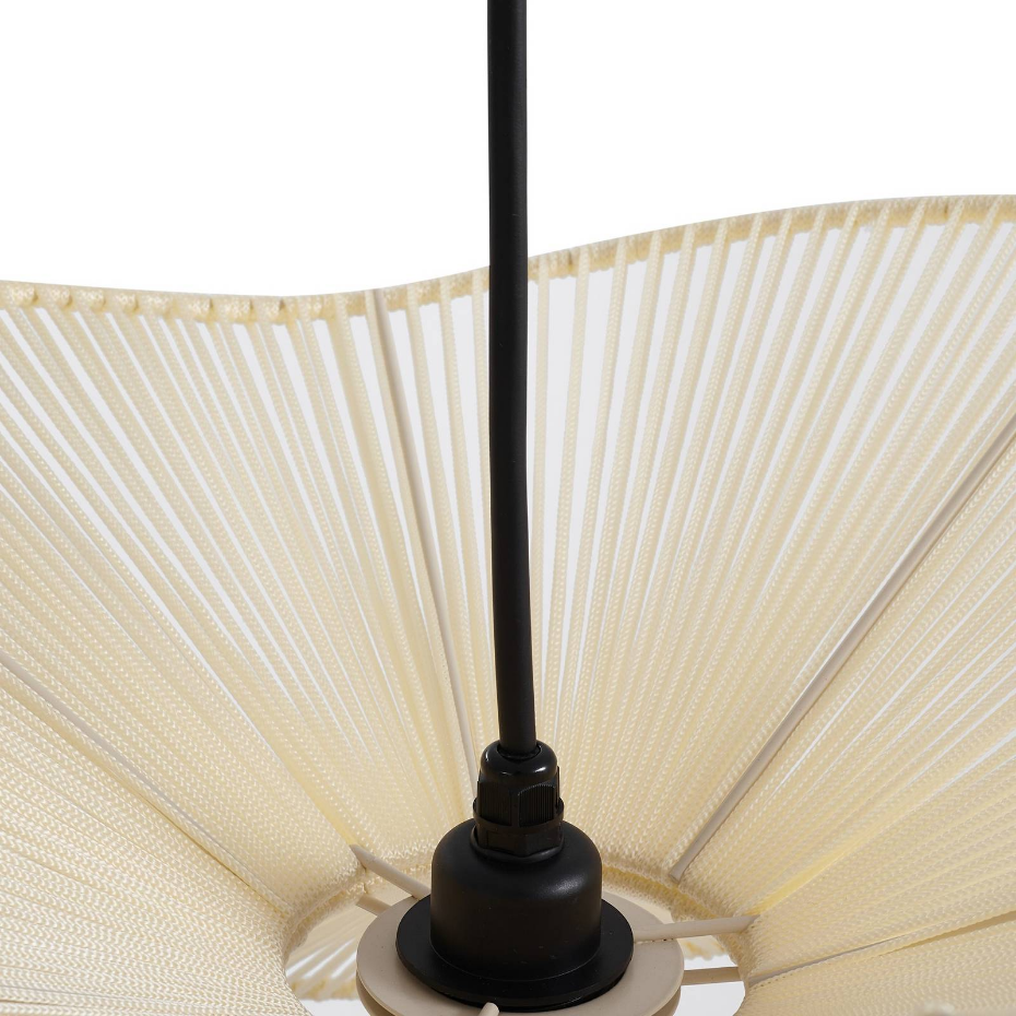 Luminaire extérieur en textile moderne