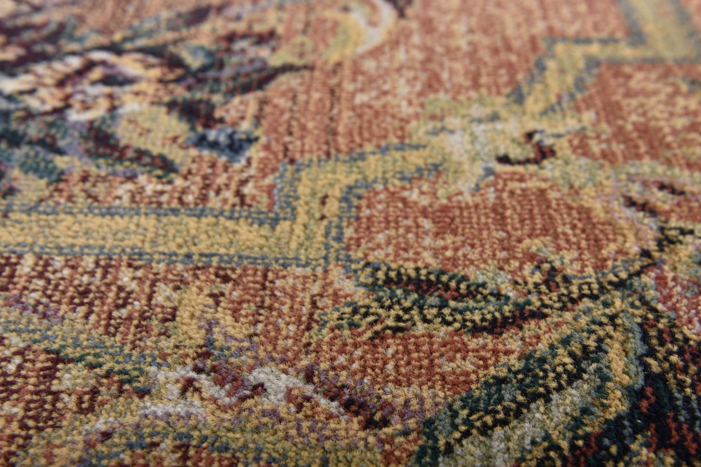 Tapis Gabiro Medaillon, tissé, rond