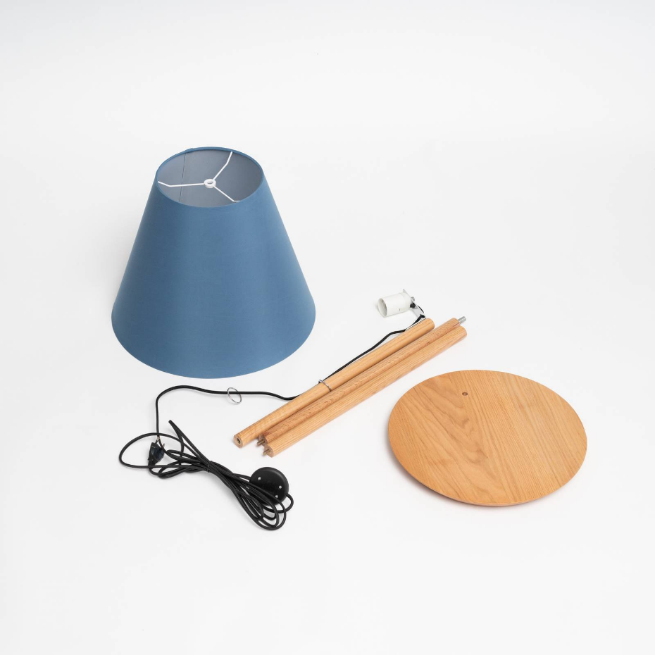 Lampadaire en textile scandinave, Jinda