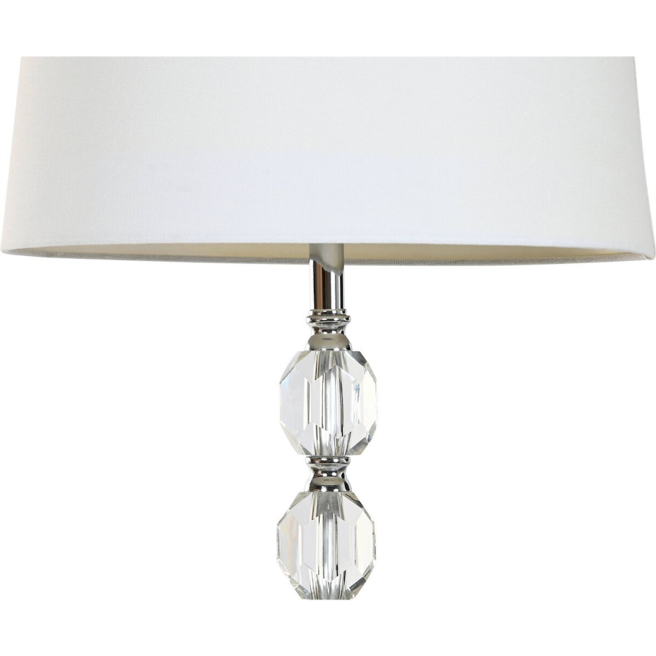 Lampadaire en métal et verre rond Moderno