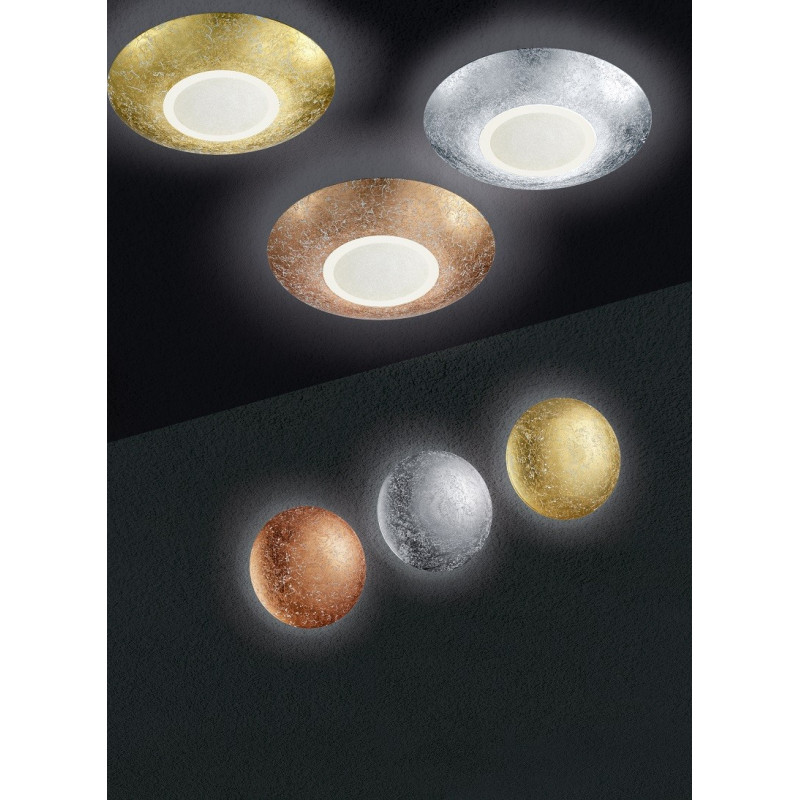Plafonnier design en métal vintage, D.32 , ROND