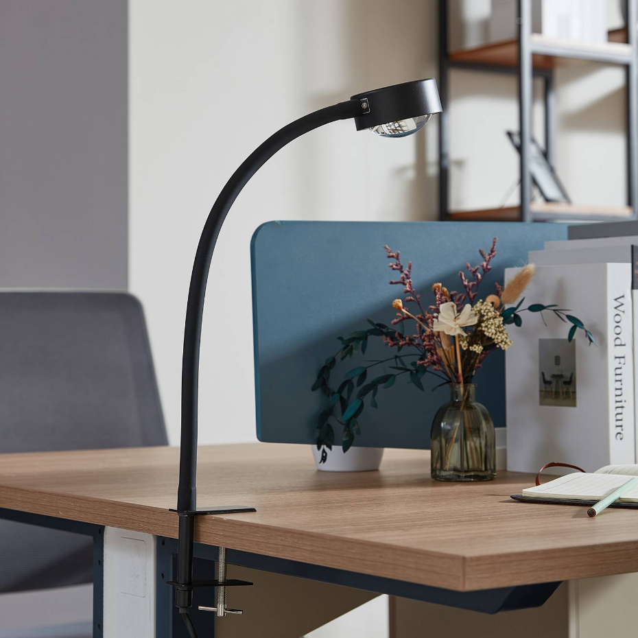 Lampe à pince en métal moderne, Jyla