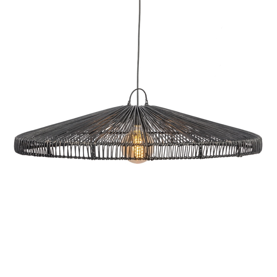 Suspension en rotin noir XL ESSO
