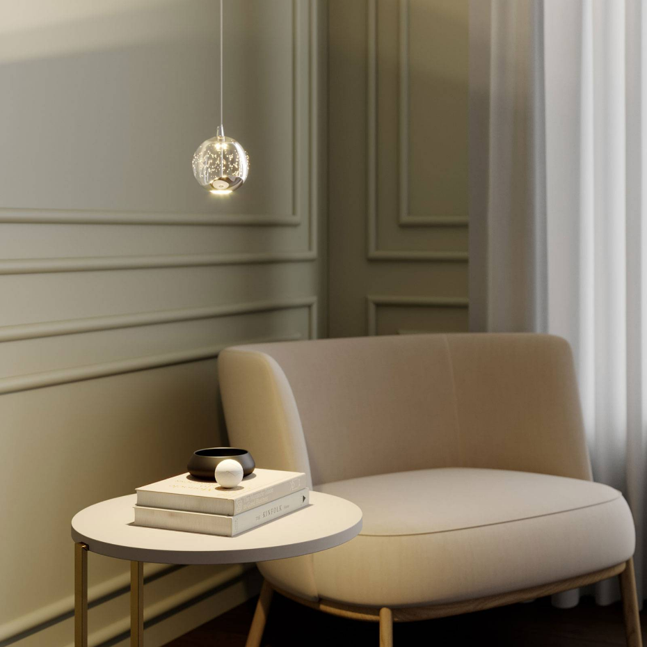 Suspension en verre moderneLED, Hayley