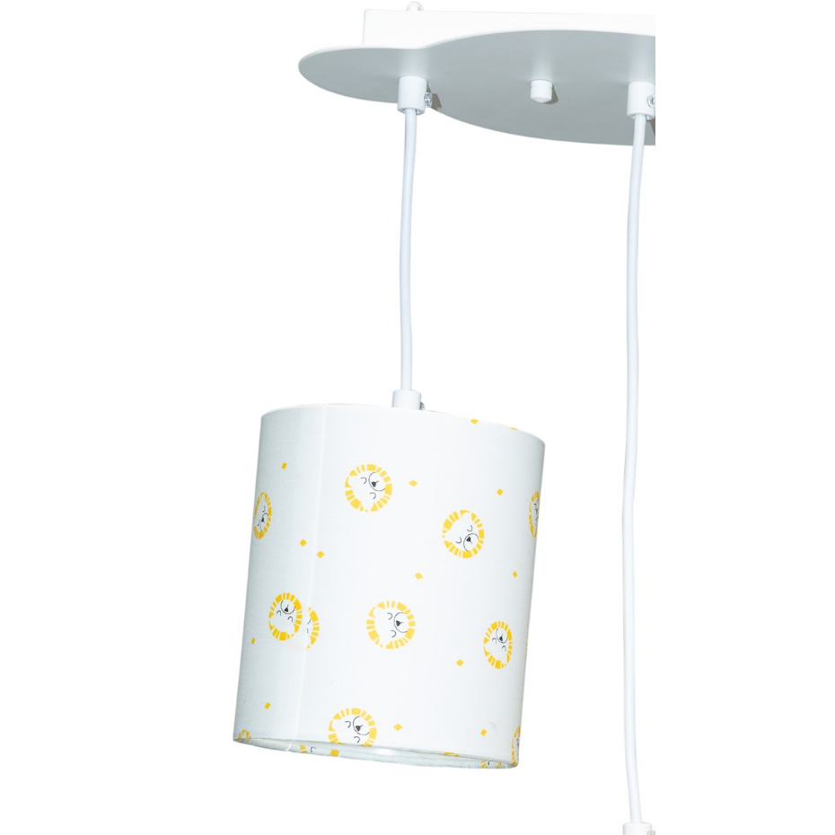 Suspension lumineuse en coton