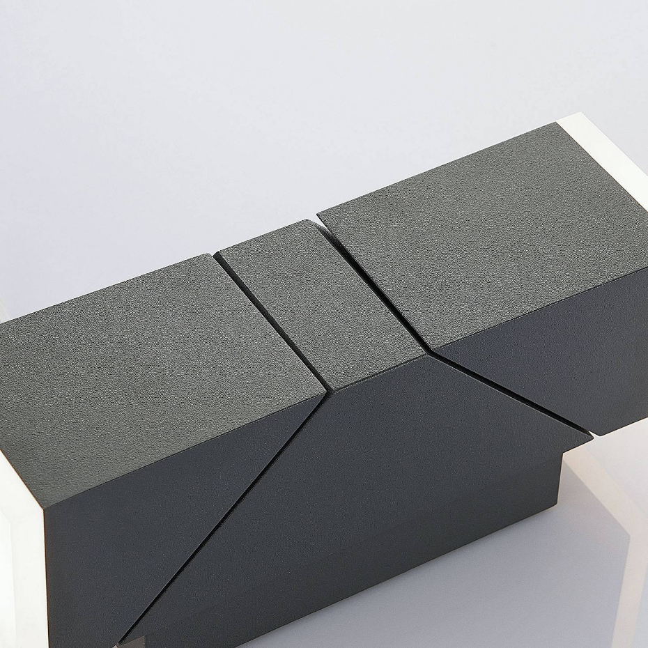 Applique extérieure en aluminium moderneLED