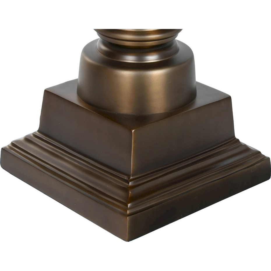 Lampe de table en acier finition bronze patiné Item Home India Lamps 1c25