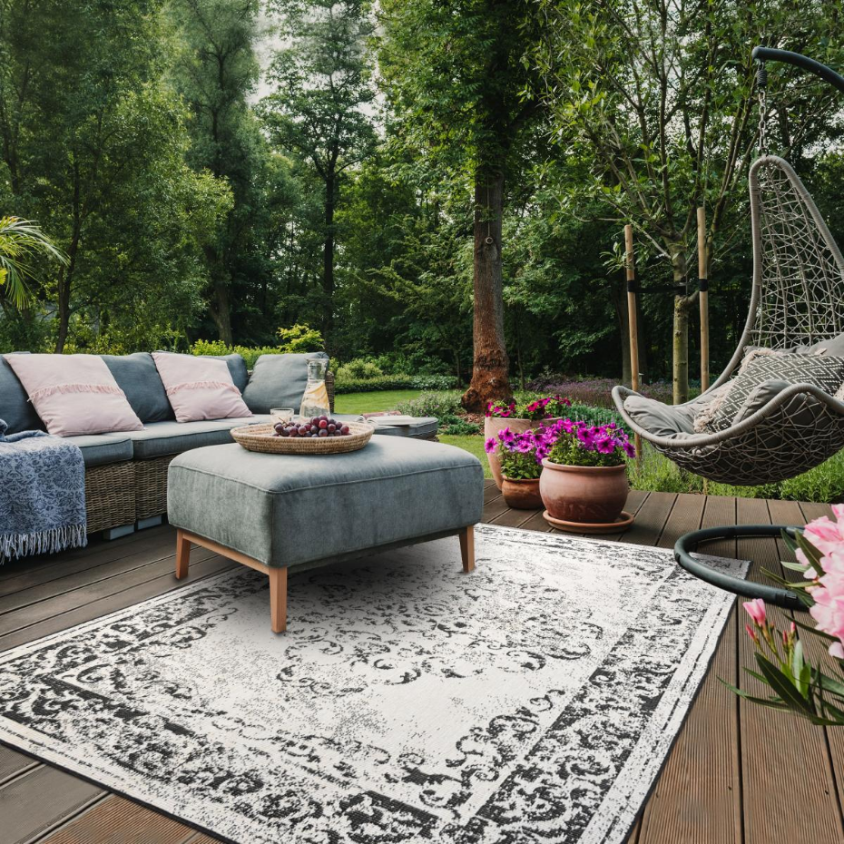 Tapis extérieur, kilim reversible LYN2 AP REVERSIBLE