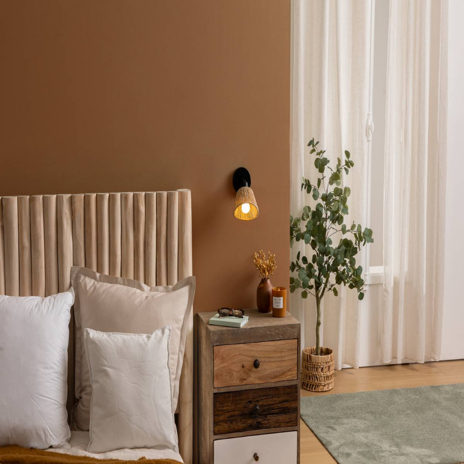 Applique murale spot orientable corde tressée MYHA