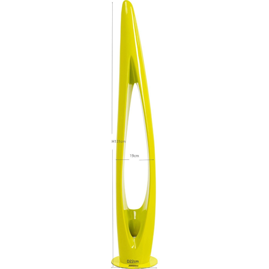 Lampadaire en fibre de verre, FLOW FLAME