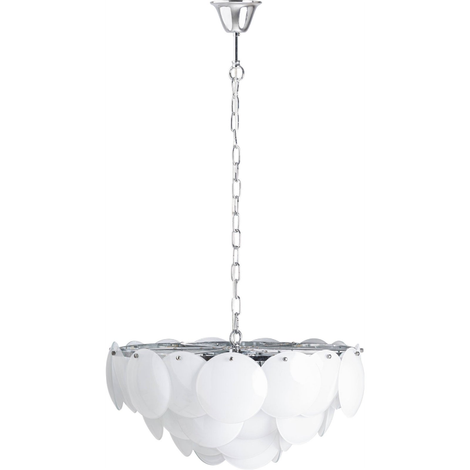 Lustre art déco en cristal  finition sablée