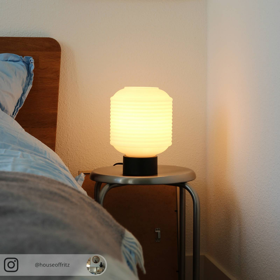 Lampe à poser en verre traditionnelle, Cagla
