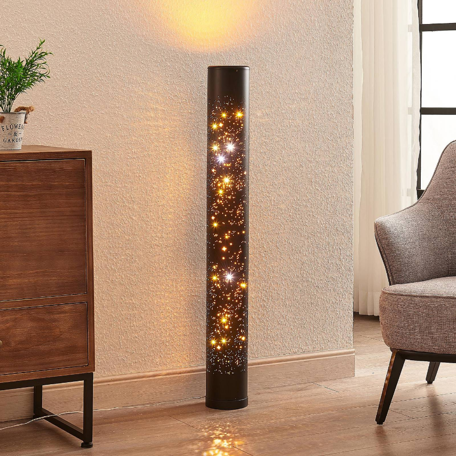 Lampadaire en métal moderneLED, Lengla