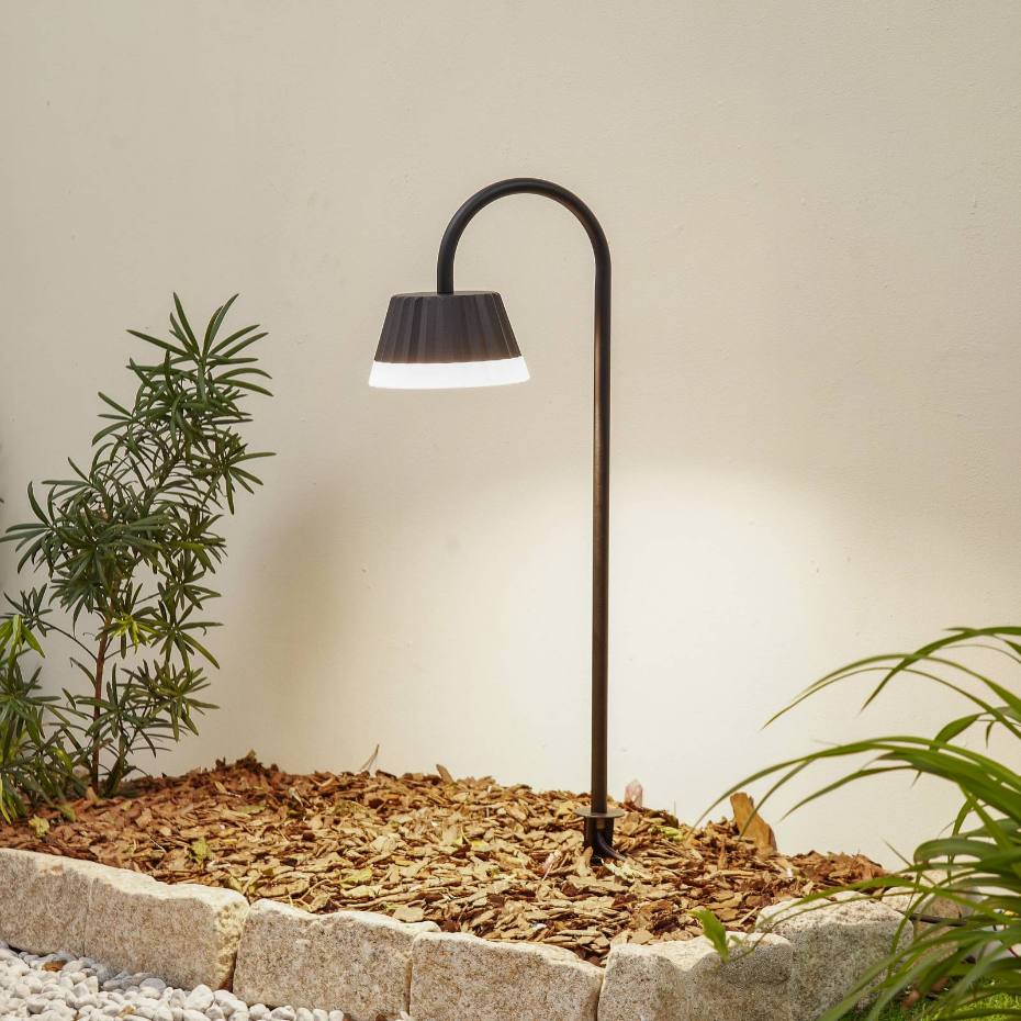 Lampe à planter en aluminium moderneLED