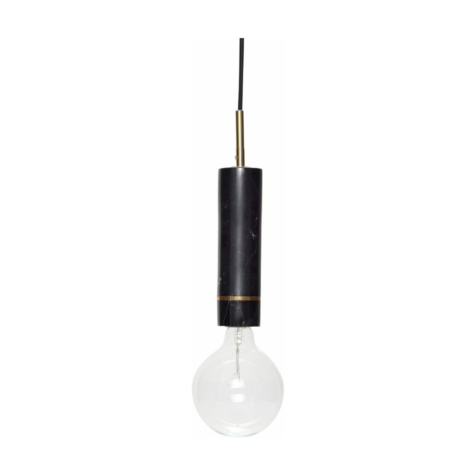 Suspension Minimaliste Ampoule Marbre