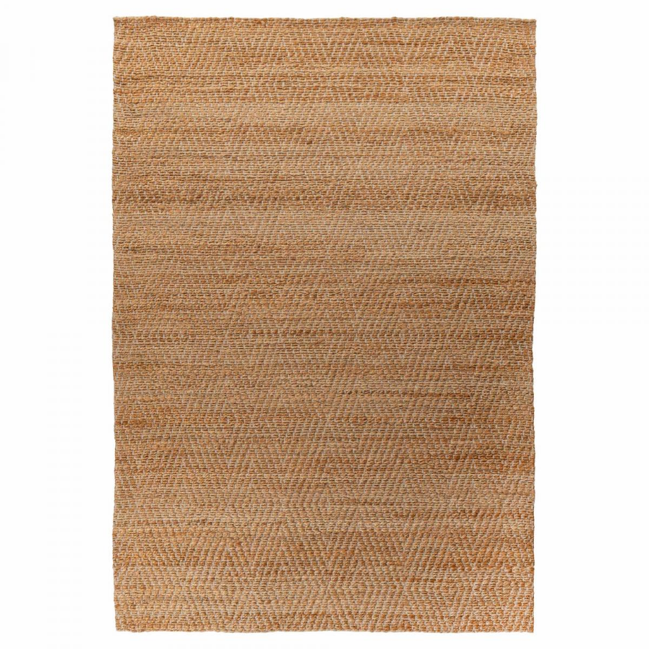 Tapis salon, fait main en jute