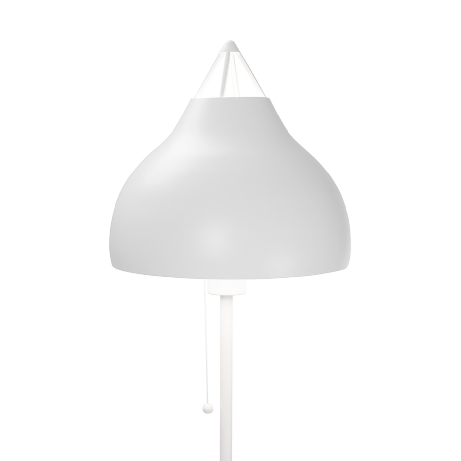 Lampadaire en blanc PYRA