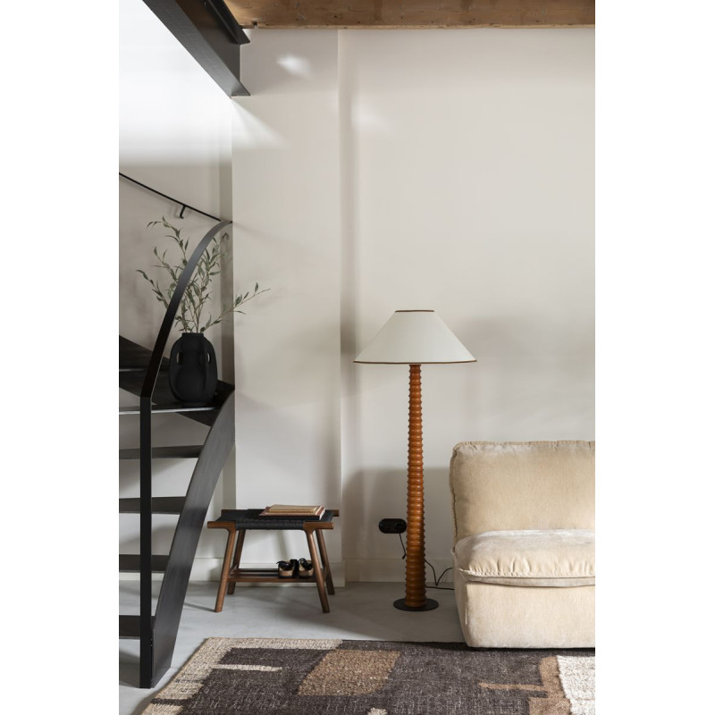 Lampadaire design en bois bohème, HORACE