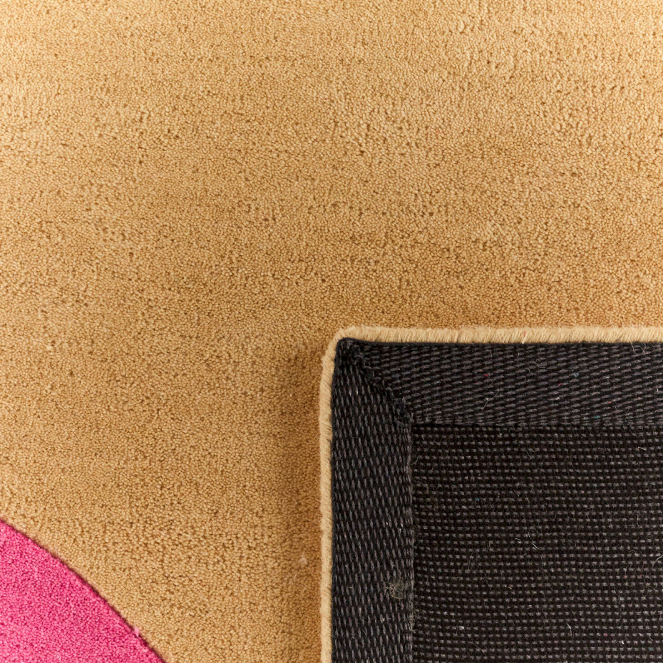 Tapis en laine et coton motif nuage Pantone