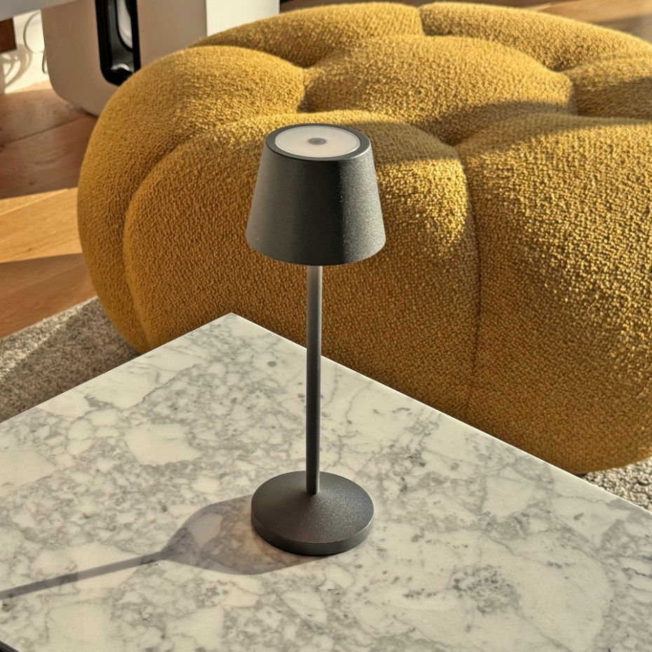 9 Lampe de table EMILY + Socle de charge