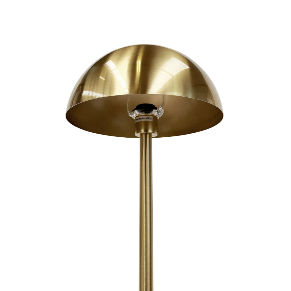 Lampadaire en Métal brass/marble Menton