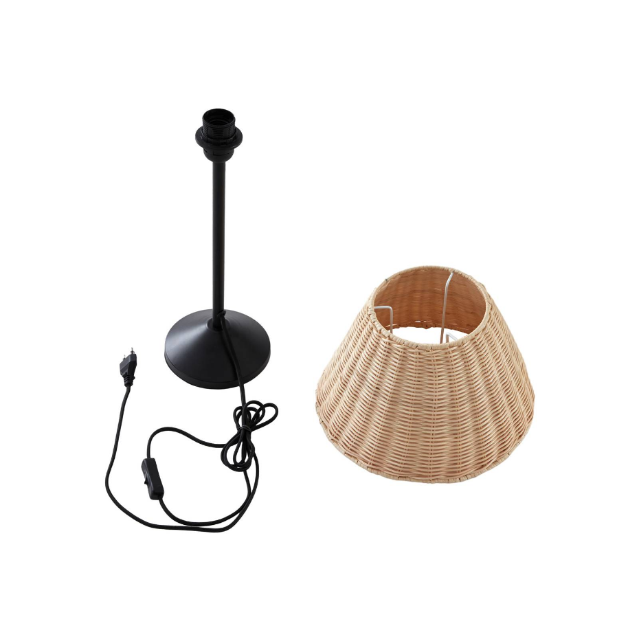Lampe à poser en bois traditionnelle