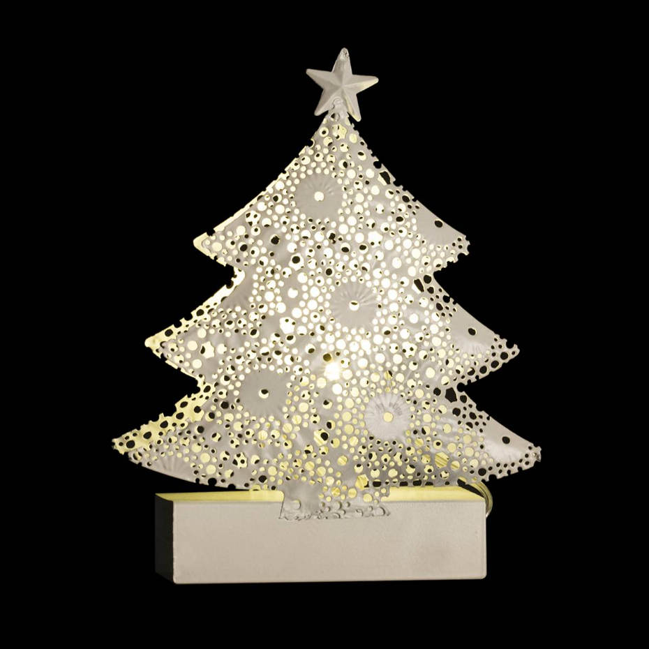 Sapin lumineux 2 LED blanc chaud