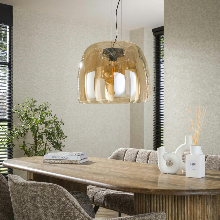 Suspension cloche en verre NIAGARA