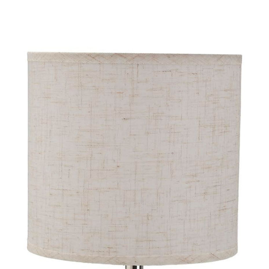 Lampe à poser en céramique beige 15x15x28cm